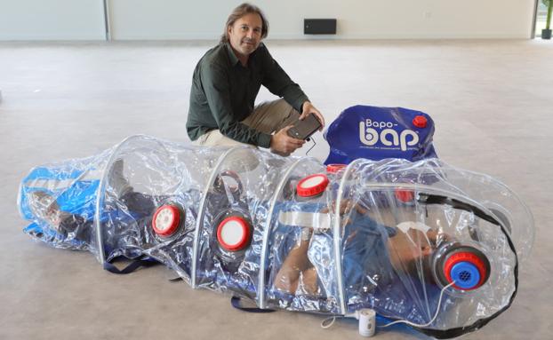 Una 'start up' donostiarra desarrolla una burbuja de aislamiento portátil que aspira a los fondos europeos