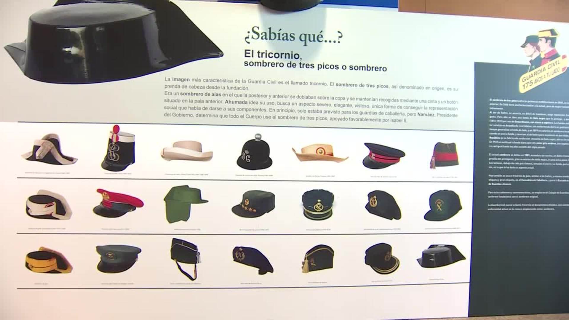 La historia de la Guardia Civil, encapsulada en una exposición en el World Trade Center de Barcelona