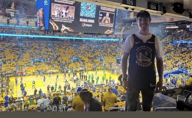 Aritz Elustondo, otro seguidor más de los Golden State Warriors