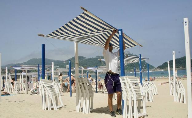 «Teníamos unas ganas locas de que volvieran los toldos después de dos años de pandemia»