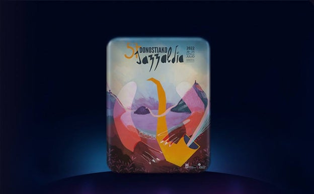 El Jazzaldia regalará 57 copias del cartel de este año, obra de Ane Pikaza, en formato NFT
