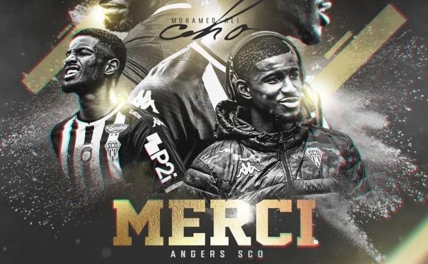 Mohamed-Ali Cho se despide del Angers agradecido y orgulloso