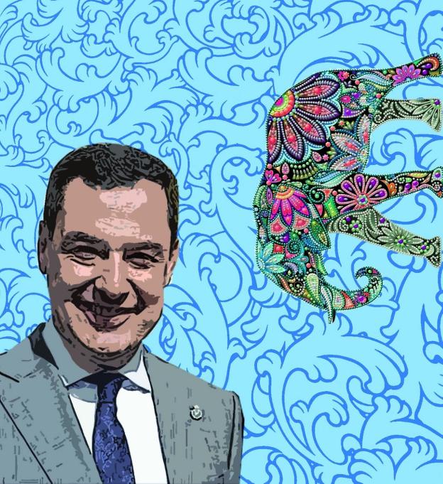 Habitación sin elefante dentro