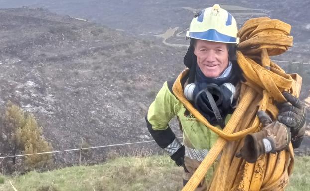 Jose Ramón Uriarte, de gregario de Indurain a sofocar los fuegos de Navarra