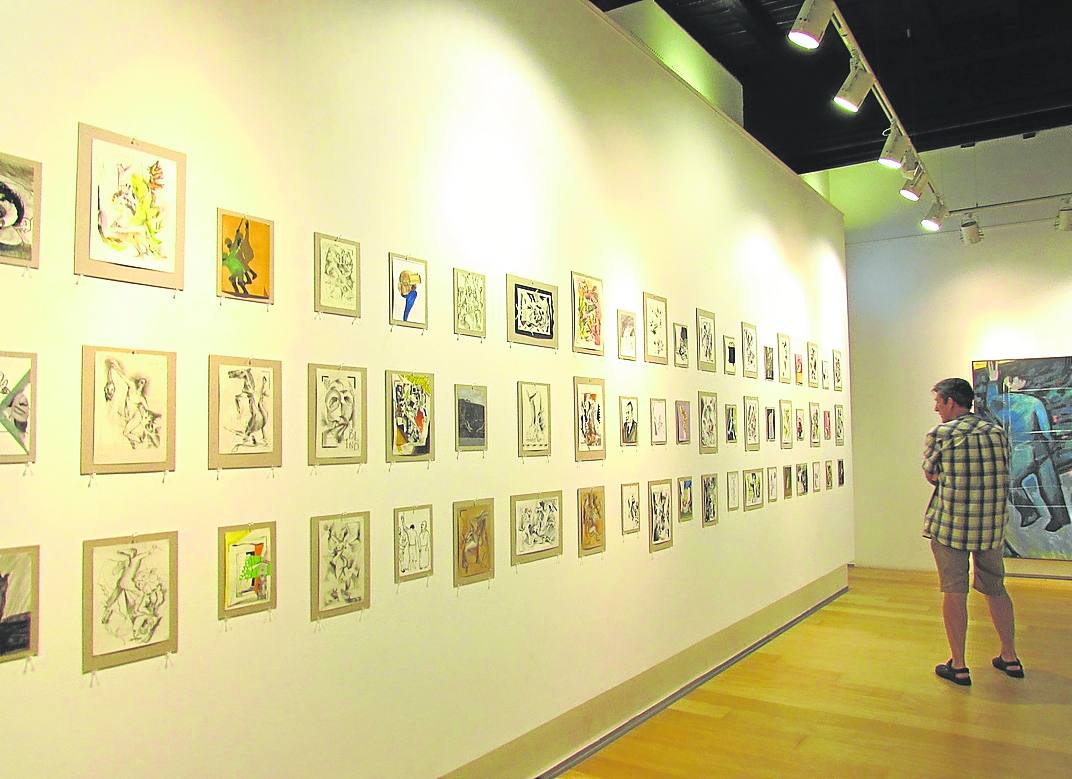 Dos centenares de dibujos de Candaudap y Meléndez, en Aroztegi