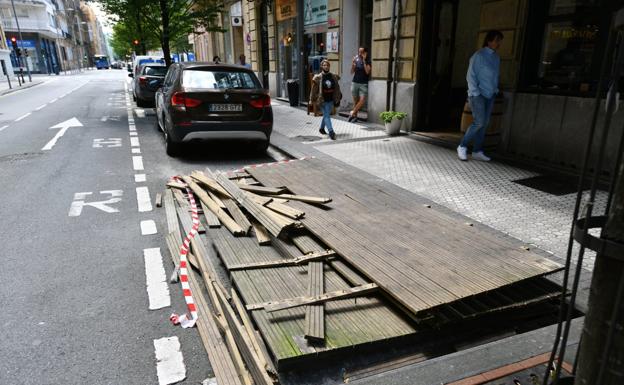 Donostia retira las terrazas Covid