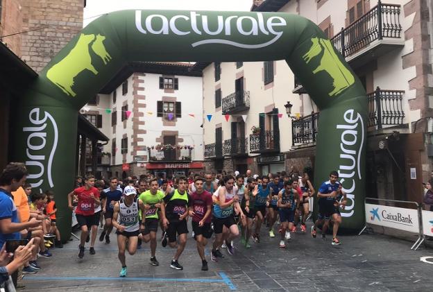 Hicham Sigueni y Vanesa Pacha se impusieron en el Cross doneztebarra