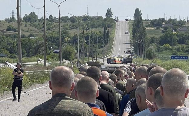 Ukrainian prisoners of war are freed as part of a prisoner swap with Russia.