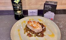 Receta de taco de bonito con piperrada