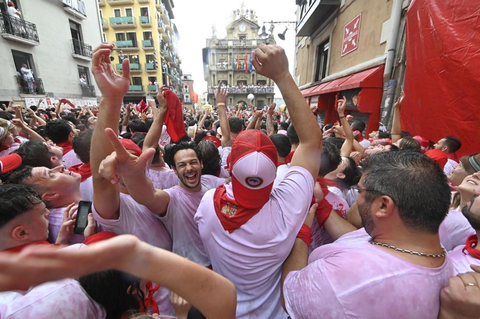 Empapados en la fiesta de siempre