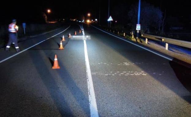 Fallece un peatón tras ser atropellado en la N-121-B en Baztan por un vehículo que se ha dado a la fuga