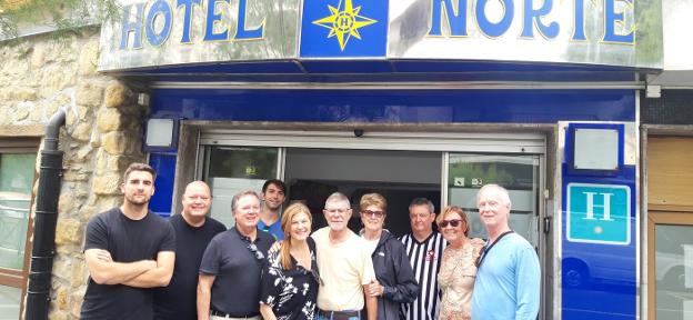 Norteamericanos fieles a Zarautz y a San Fermín