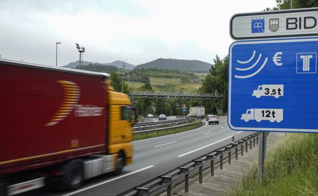 Bidegi modifica la hora de cierre de la N-1 en Ordizia para la colocación de los nuevos arcos del peaje para camiones