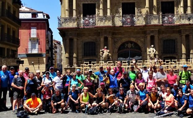 Amaitu dute Lagun Onakekoek Iruñeara bitarteko ibilaldia