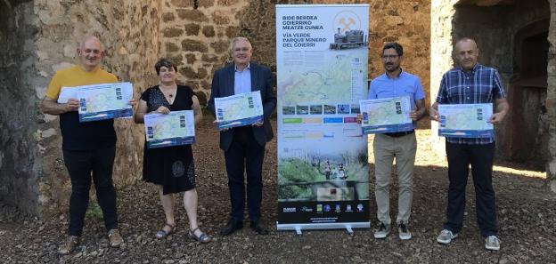 Las instituciones ratifican su apoyo al parque minero del Goierri