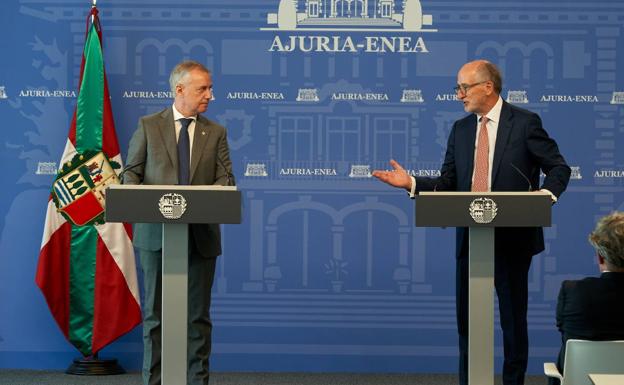 Urkullu advierte de «tiempos difíciles» con posibles cortes de suministro y un alza en los precios de la energía