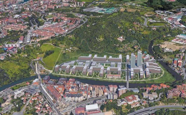 La vega del Urumea, vía de expansión con 2.500 pisos en cartera