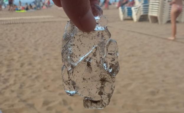 Vuelven las 'medusas buenas' a las playas de Gipuzkoa
