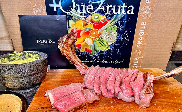 Receta de Tomahawk de ternera con guacamole