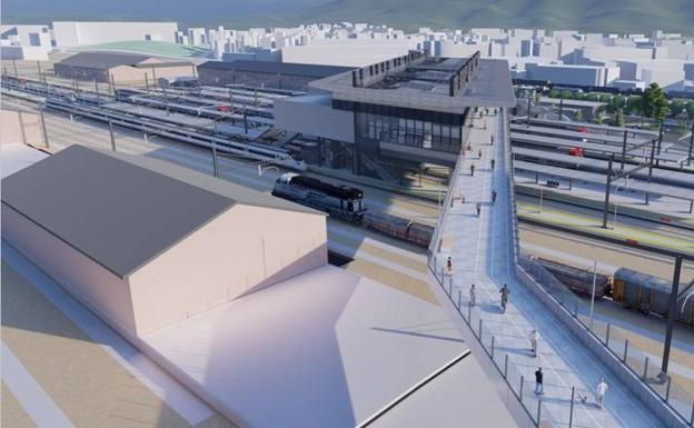 La pasarela que conectará Irun con la nueva estación del TAV costará 8 millones