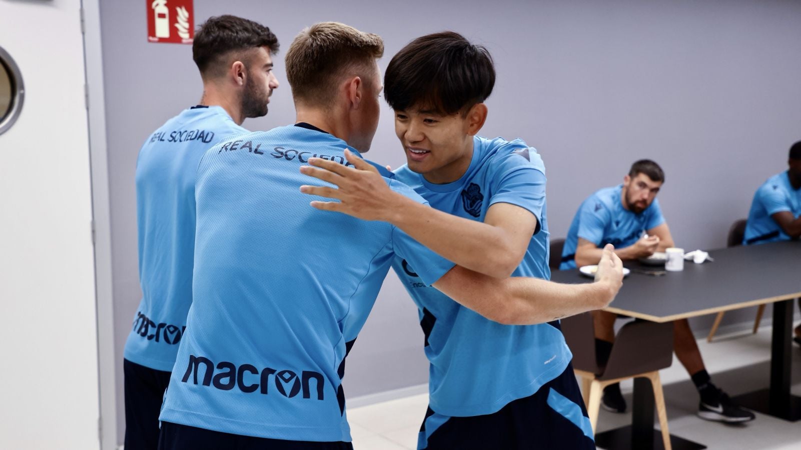 Primer entrenamiento de Take Kubo con la Real Sociedad