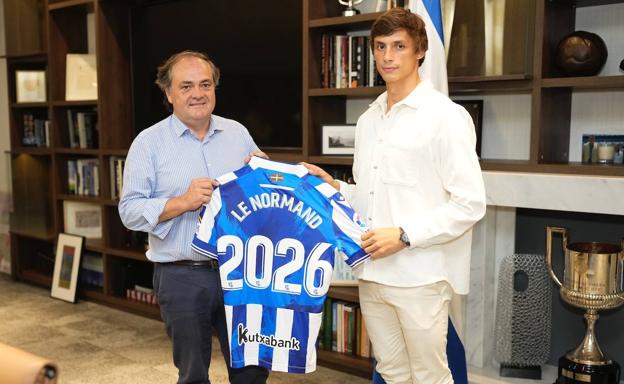 Robin Le Normand, txuri-urdin hasta 2026