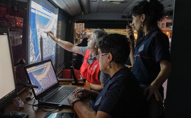 Así se vigilan los espectáculos multitudinarios de Donostia