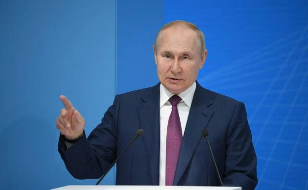 Russian President Vladimir Putin at an event last week in Moscow