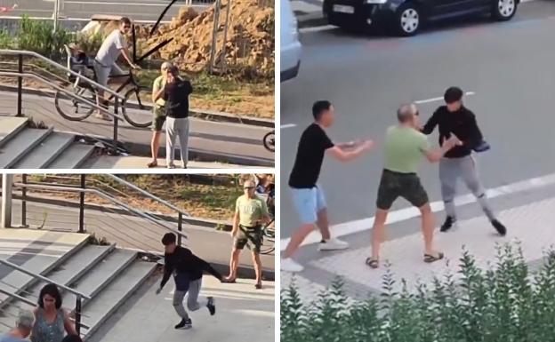 El vídeo viral de un joven huyendo tras cometer un robo en Egia