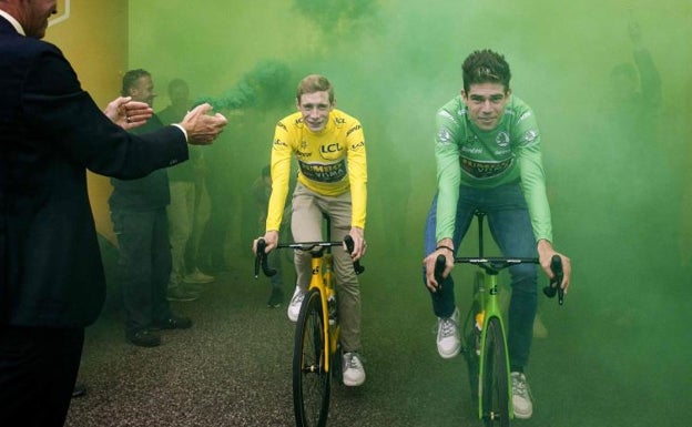 Van Aert coge un resfriado y no estará finalmente en la Clásica