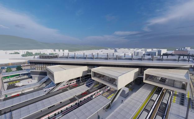 Adif licita las obras de la nueva estación del TAV de Irun por 70 millones de euros