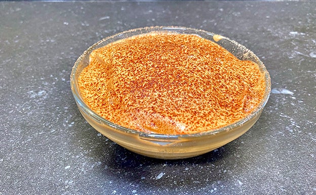 Receta de espuma de café y cookies