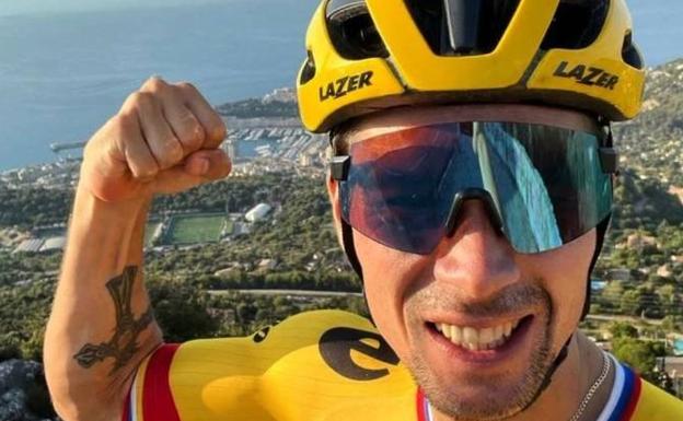 Primoz Roglic (Jumbo) vuelve a entrenarse en busca del récord