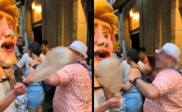 Cabezudo, una afición de riesgo en Euskadi