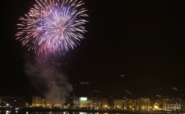 ¿Qué nota le das a los fuegos artificiales de ayer en la Semana Grande de Donostia?
