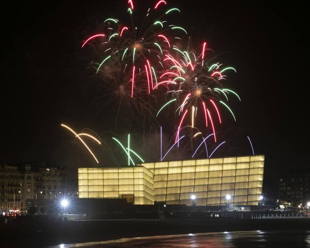 ¿Qué nota les darías a los fuegos artificiales de ayer en la Semana Grande de Donostia?