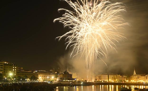 ¿Qué nota le das a los fuegos artificiales de ayer en la Semana Grande de Donostia?
