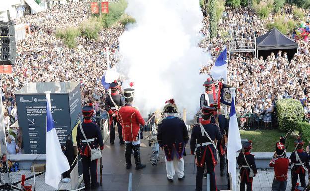 El cañonazo desde Alderdi Eder, en directo en la web de El Diario Vasco