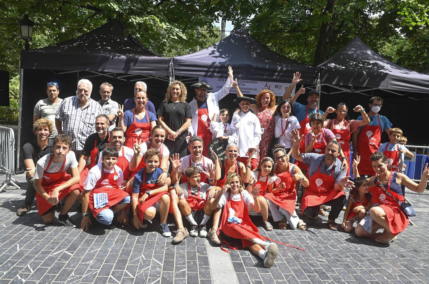 Duelo de delantales en familia