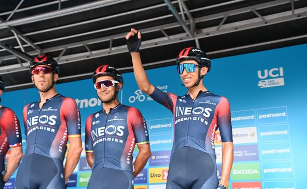 Alex Aranburu, tercero el día que Egan Bernal regresa a la competición