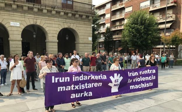 Rechazo contundente en Irun a la agresión sexual del pasado sábado