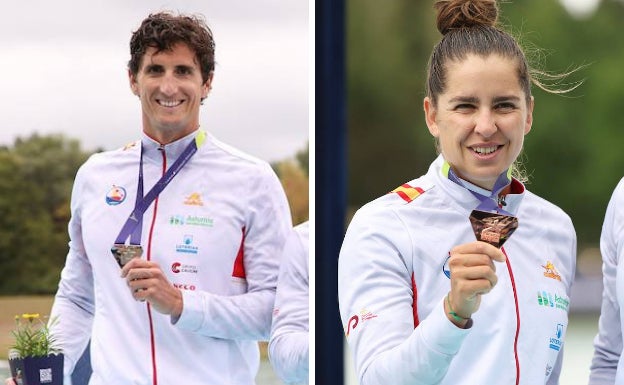 Plata para Iñigo Peña y bronce para Begoña Lazcano