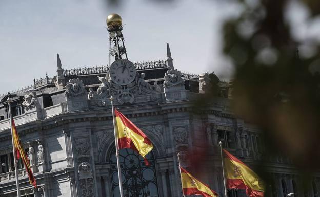 Facade of the Bank of Spain. 