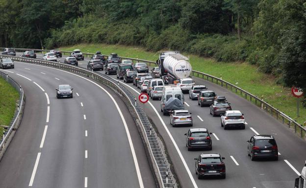 Las retenciones en Biriatou volvieron a colapsar Irun