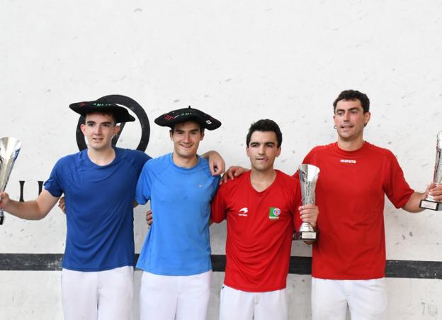 Pelota nagusi atzo Amezketako sanbartolomeetan