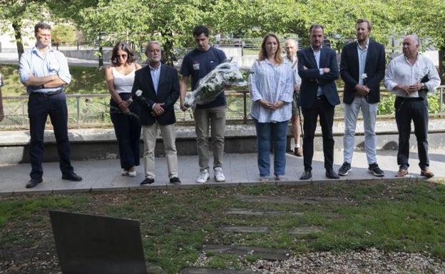 El PP vasco ensalza la labor de «la infantería de la libertad» en el homenaje al concejal Indiano