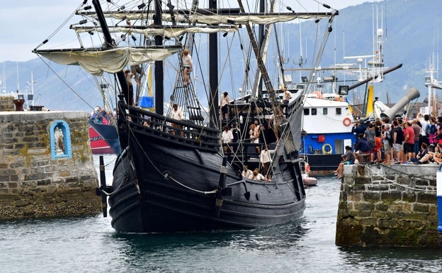 Zarautz y Getaria recuerdan la gesta de Elcano
