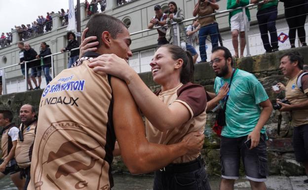 Getaria festeja por todo lo alto su vuelta a La Concha