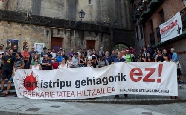 LAB denuncia una nueva muerte en el trabajo por «estrés» en una empresa de Mendaro