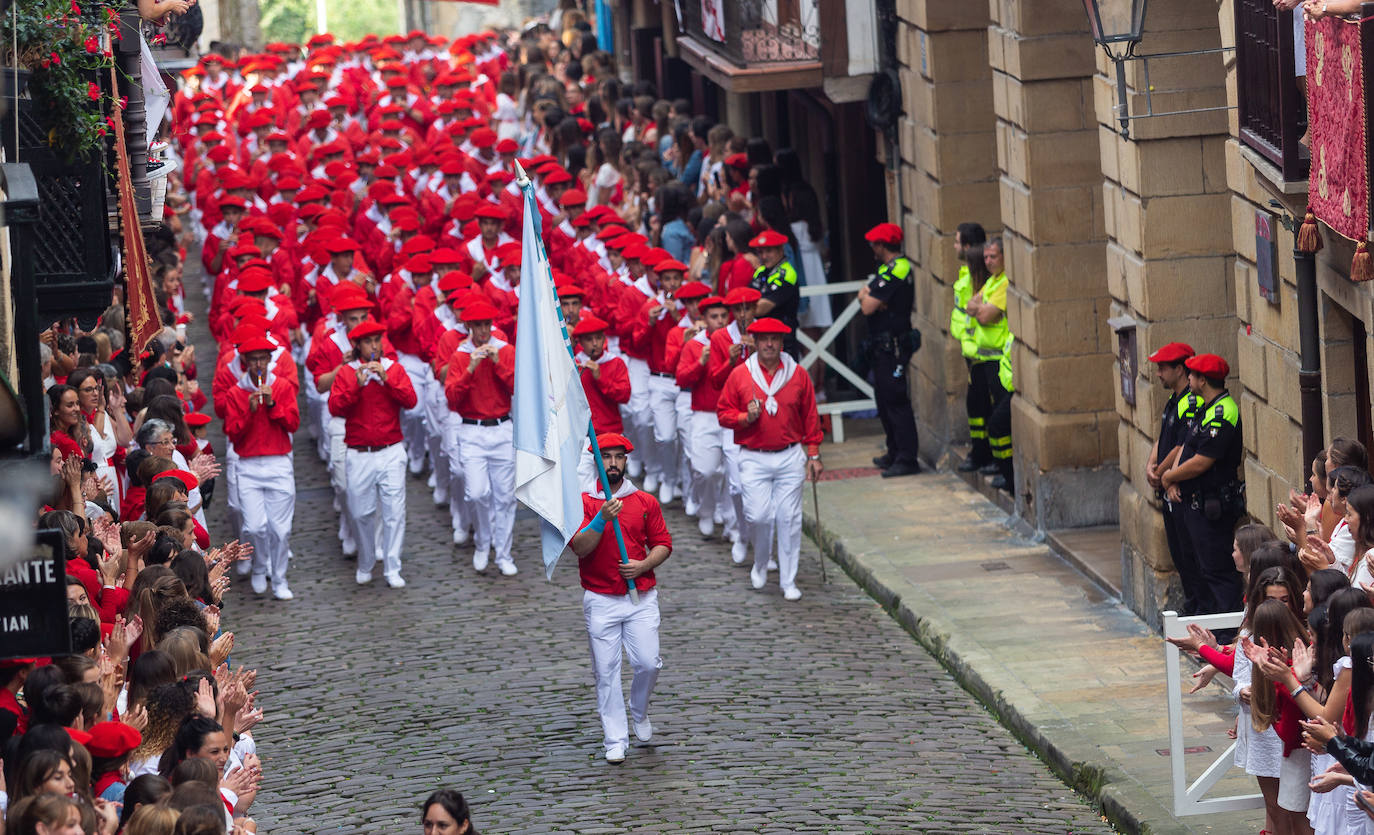 Las mejores imágenes del Alarde tradicional
